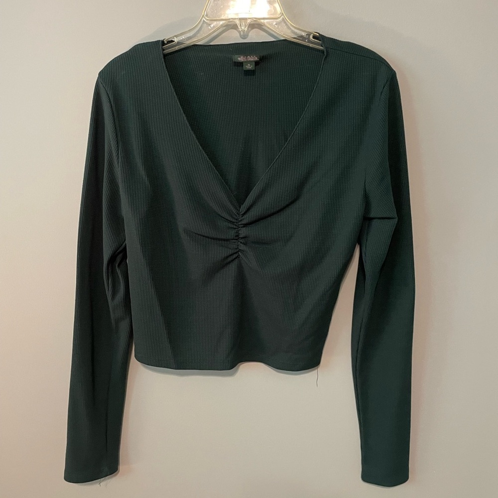 Long sleeve Crop Top